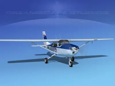 Cessna T-41 Mescalero Civil Air Patrol 3D model