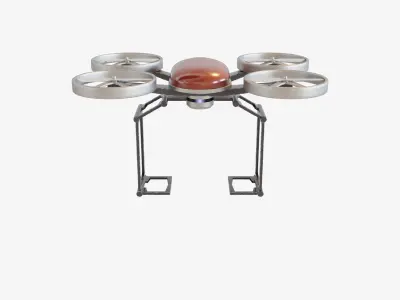 Flying Delivery Drone 3D model