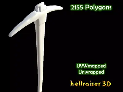 Pickaxe - Free Free low-poly 3D model