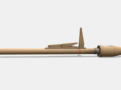 Panzerfaust 150M Anti-tank Rocket Launcher Low-poly PBR Low-poly 3D model
