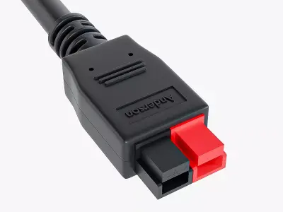 Anderson Solar Panel Connector Plug 3D model