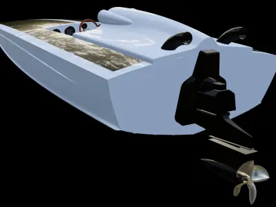 Speed Boat 3D model