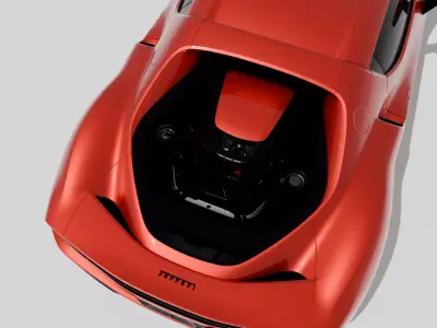 Ferrari 296 GTB 2023 Game and Cinematic Ready Realistic Low-poly 3D model purchase
