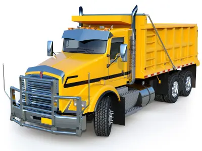 Four Trucks 3D Model Pack