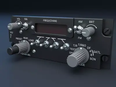 ARC-182 Avionics Set CAD 3D model