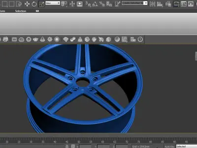 Vossen CV 5 3D Model Free low-poly 3D model