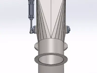 400x400x350 pneumatic trouser flap 3D model
