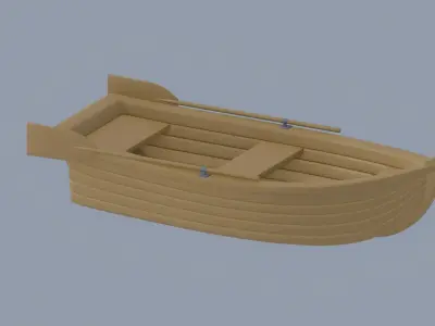 boat model 3D model from CGTrader