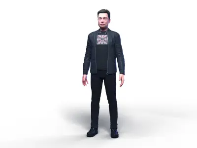 Elon Musk 3D model