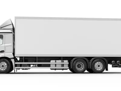 Generic Truck 6X2 van 3D model