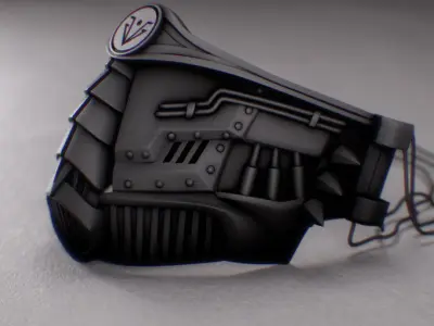 metal mask 2 3D print model