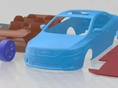 Kia Forte Cerato Koup 2010 Printable Car 3D print model