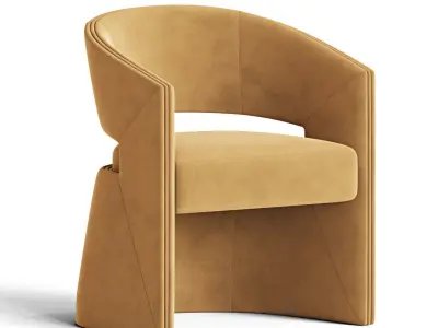 Fortune Dining Chair Tecninovainteriors 3D model
