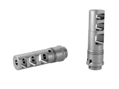 SFMB-338 SOCOM Muzzle Brake Suppressor Adapter Low-poly 3D model get