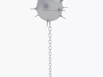 Underwater Mine Low-poly 3D model