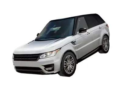 Luxury SUV Low poly  Low-poly 3D model