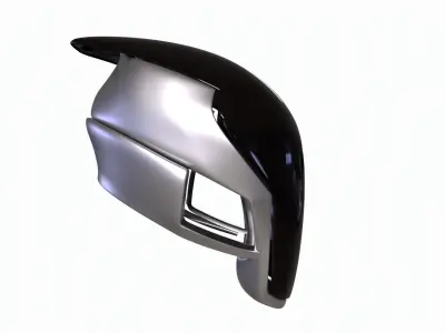 Sci-Fi Mask - Support Me by Order Low-poly 3D model