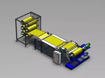 Rewinding Machine Free 3D model