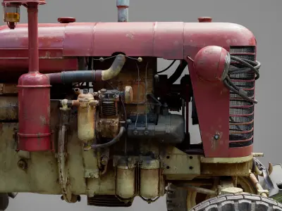 Tractor Zetor 25K 3D model
