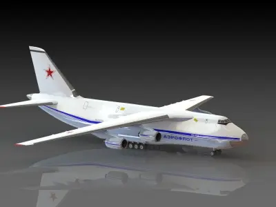 Antonov 124 3D model