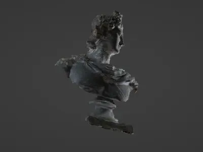 Damaged Ancient Bust 3D model