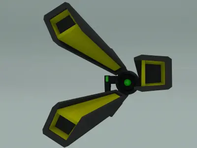 GN Mega Launcher 3D model