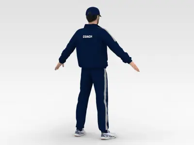 Cricket Coach V1 3D model