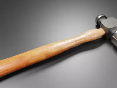 Hammer Free low-poly 3D model order