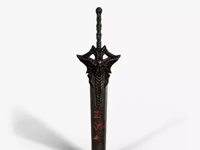 Sword 03 V2 Low-poly 3D model