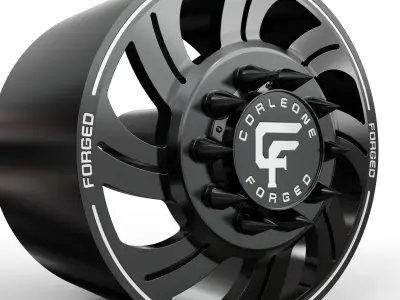 corleone front capone dually wheel 3D print model