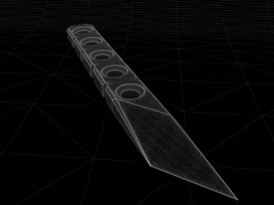 knife 3D model shop