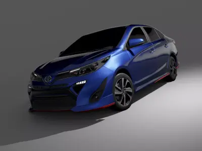 Toyota Vios XP150 2019 3D model