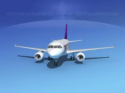 Airbus A319 Tango 3D model