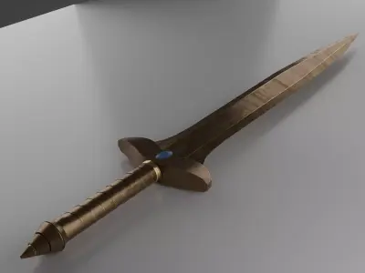 The Sword of Mithon Low-poly 3D model