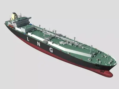 LNG Ship 3D model