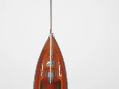 sailing boat Low-poly 3D model from CGTrader