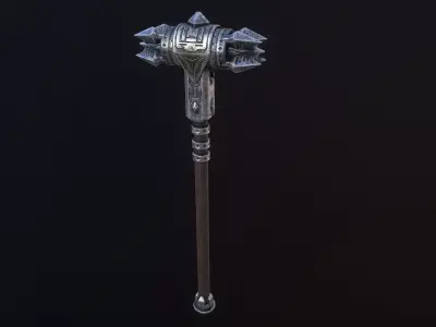 Big spike hammer 3D model