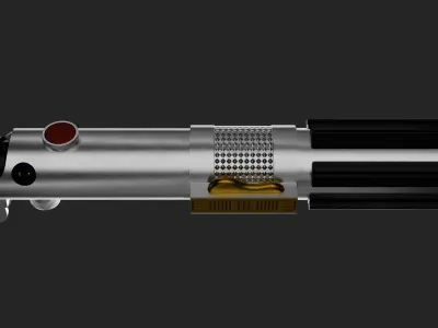 Skywalker Lightsaber Low-poly 3D model
