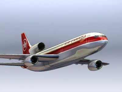 Tristar swiss airways boeing 3D model