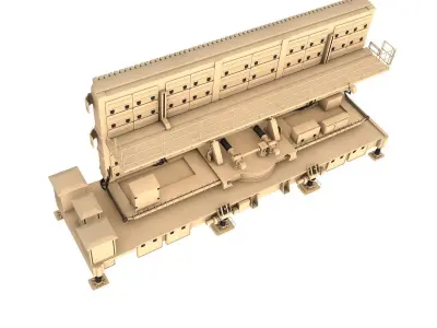 ELM-2080 Green Pine Radar 3D model