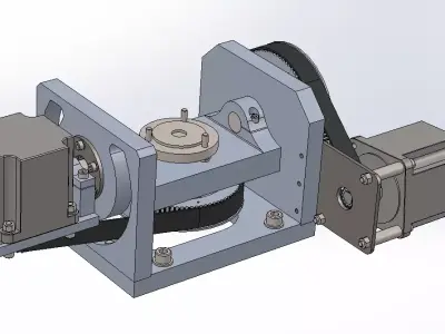 5 axis to 3 axis machine 3D model