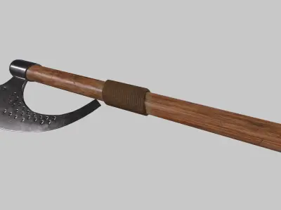 Sparth Axe Low-poly 3D model