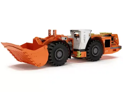 Underground Mining Loader LH621i 3D model