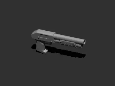 Stylized Short Shotgun Free 3D print model