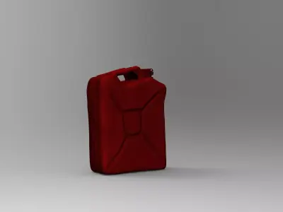 Military Fuel Tank Jerry Can 3D print model