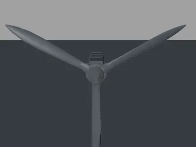 Windmill wind turbine 3D model purchase