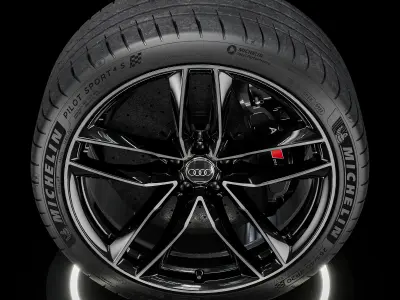 Michelin Pilot Sport 4S 265 40 ZR20 104Y 3D model
