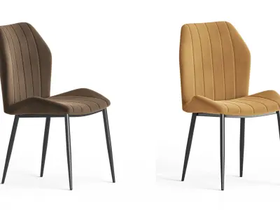 Carvelle Dining Chair 3D model