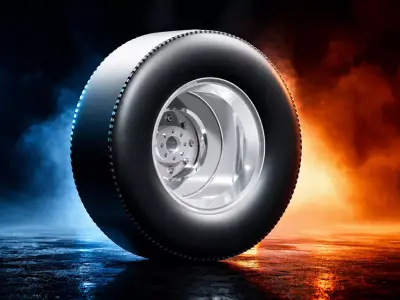 Heavy Truck Tire 3D Model  3D model