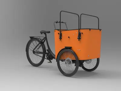Vogue Superior Deluxe Cargo Bike 3D model